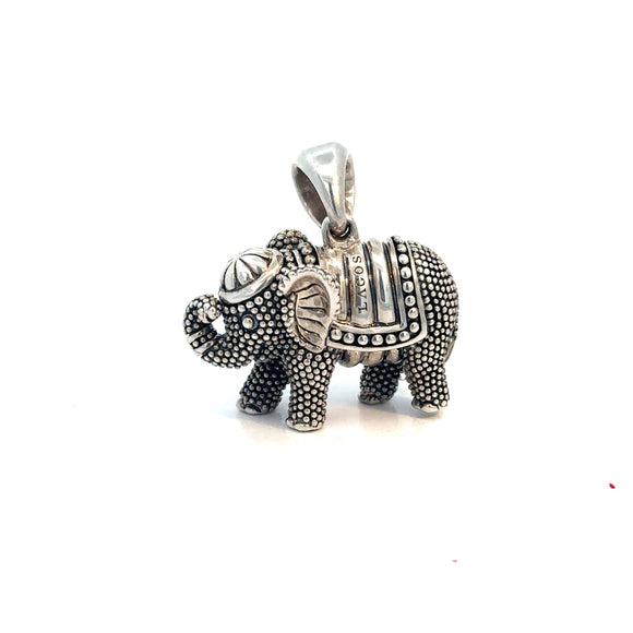 Lagos Sterling Silver Elephant Pendant