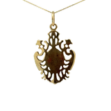Antique Medal Pendent in 9ct Yellow Gold