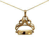 Victorian Antique Spinner Pendant in 9ct Yellow Gold