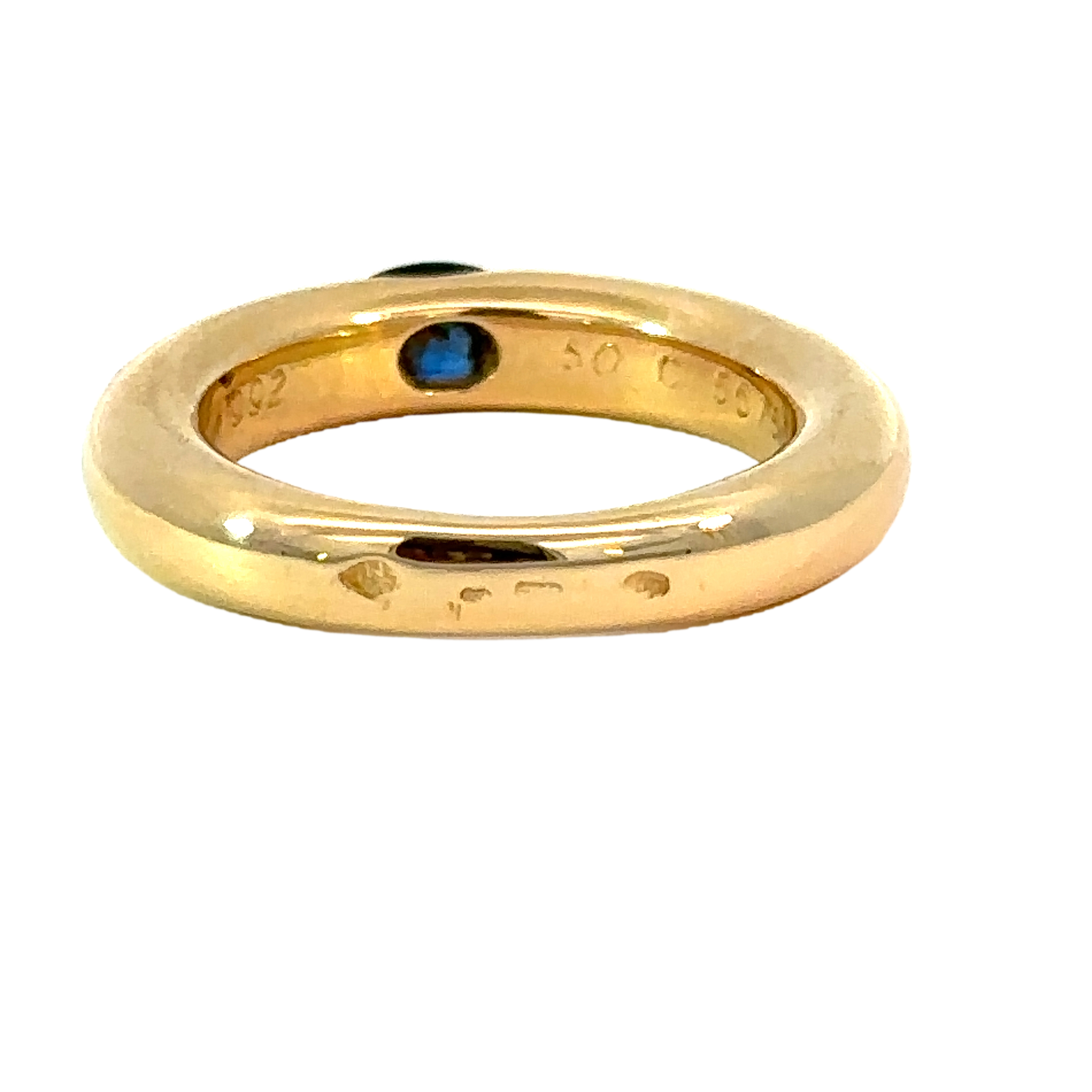 Cartier Ellipse Sapphire Ring in 18ct Yellow Gold Jems of Remuera