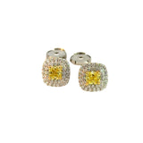 Tiffany and Co Soleste Yellow Diamond Earrings