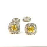 Tiffany and Co Soleste Yellow Diamond Earrings