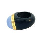 Bruni Bossio Ebony Chalcedony Ring