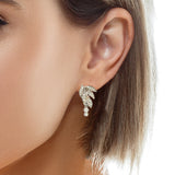 Vera Wang Diamond  Drop Earrings