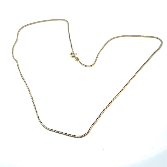 14ct Yellow Gold Foxtail  Chain