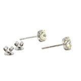 Round Diamond Stud Earrings - 2.03 carats