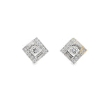 Square Diamond Earrings