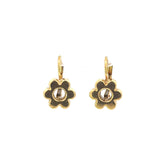 Flower Earrings in 18ct Yellow Gold