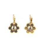 Flower Earrings in 18ct Yellow Gold