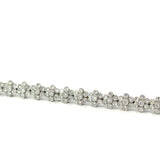 Floral Cluster Diamond Bracelet