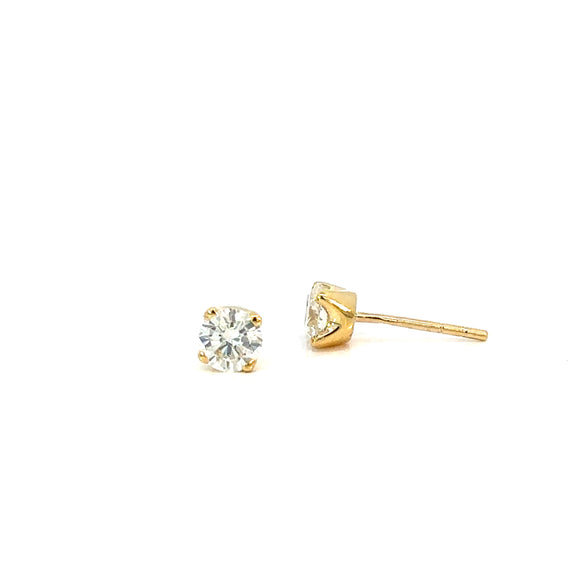 Diamond Stud Earrings - 1.0 carats