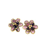 Chanel Costume Flower Earrings