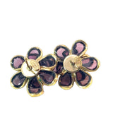 Chanel Costume Flower Earrings