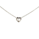 Heart Diamond Pendant Necklace