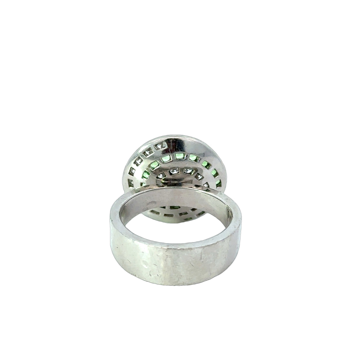 Bespoke Tsavorite Diamond Ring Jems Of Remuera