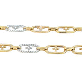 Tiffany Style Diamond Necklace in 18ct Gold