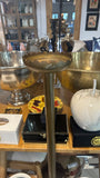 Tall Brass Church Candle Holder