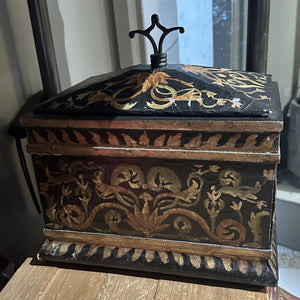 Black Gold Lidded Box