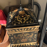 Black Gold Lidded Box