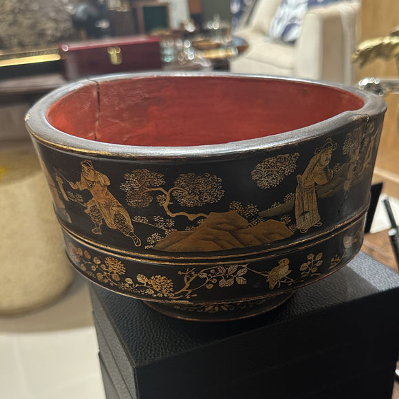 Vintage Wooden Bowl