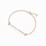 Tiffany & Co T Smile Diamond Bracelet in 18ct Yellow Gold