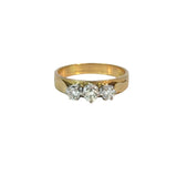 Diamond 3 Stone Ring in 18ct Gold