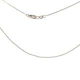 Snake Chain Necklace in 14ct White Gold