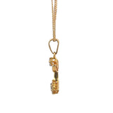 Diamond Yellow Gold Pendant