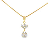 Diamond Yellow Gold Pendant