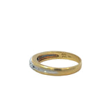 Diamond set band 18ct Gold