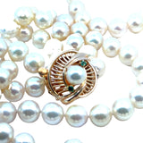 Akoya Long Pearl Strand Necklace with Enhancer Clasp