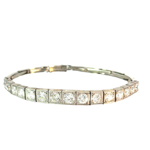 Antique Old Cut Diamond Bracelet - 4.20 carats