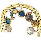 Antique Charm Bracelet in 18ct Yellow Gold