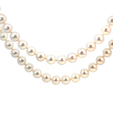 Akoya Cultured Double Strand Pearl Necklace