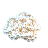 Akoya Cultured Double Strand Pearl Necklace