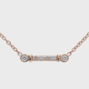 Tiffany & Co Fleur de Lis Key Bar Pendant