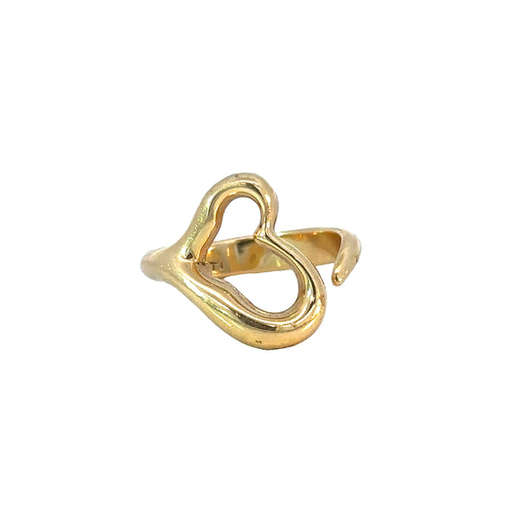 Tiffany & Co Gold Perretti Heart Ring in 18ct Yellow Gold