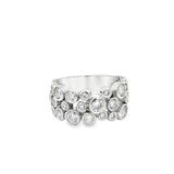 Bespoke Modern Scatter Diamond Wide Ring