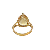 Citrine Dress Ring in Yellow Gold