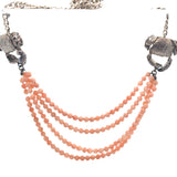 Coral Karen Walker Necklace in Stirling Silver