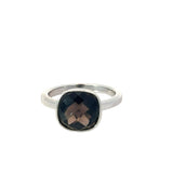 Modern Smoky Quartz Ring
