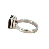 Emerald Cut Almandine Garnet Ring - 5.40 carats