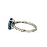 Pear Cut Spinal and Diamond Ring