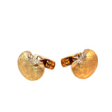 Rose Gold Diamond Cuff Links
