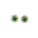 Emerald Diamond Earrings