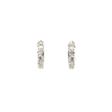 Diamond Huggie Earrings