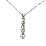 Tiffany & Co Jazz Graduated Diamond Pendant