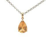 Pear Shape Citrine Pendant