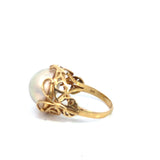 Mabe Pearl Ring in 18ct Yellow Gold