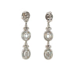 Aquamarine Diamond Drop Earrings